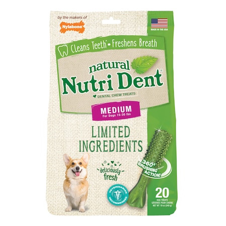 Nutri Dent Dental Chews Fresh Breath Med MPN:NTD442M20P