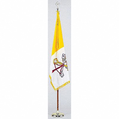 Papal Flag Set W/base Nylon MPN:101800
