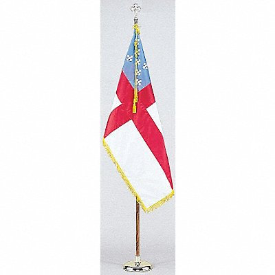 Episcopal Flag Set W/base Nylon MPN:102100