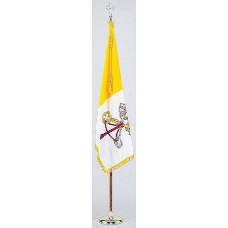 Papal Flag Set W/base, Nylon MPN:101800
