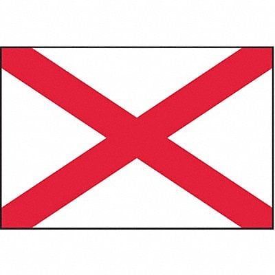 D3761 Alabama State Flag 3x5 Ft MPN:140060