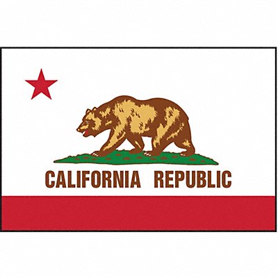 D3761 California State Flag 3x5 Ft MPN:140460