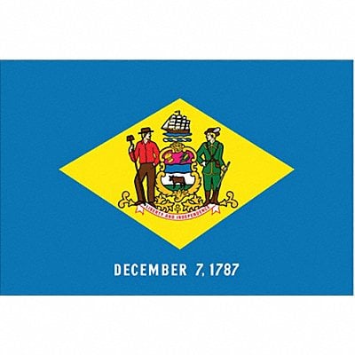 D3761 Delaware State Flag 3x5 Ft MPN:140860
