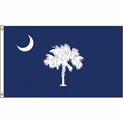 D3772 South Carolina Flag 5x8 Ft Nylon MPN:144880