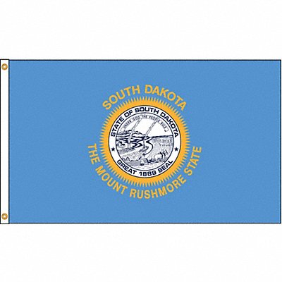 D3771 South Dakota Flag 4x6 Ft Nylon MPN:144970