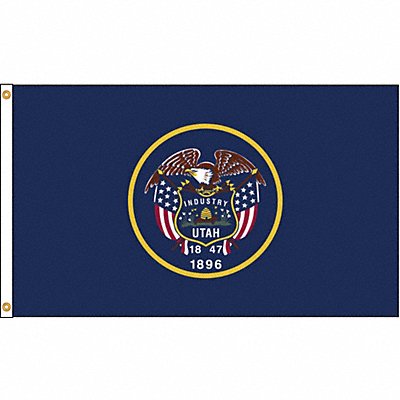 D3771 Utah Flag 4x6 Ft Nylon MPN:145370