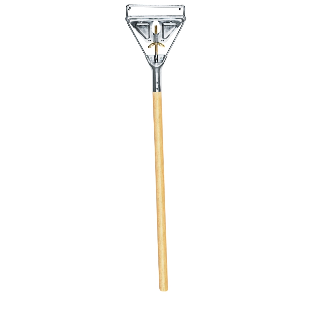 Unisan Wood Quick-Change Mop Handle, 63in, 30% Recycled, Natural MPN:BWK605