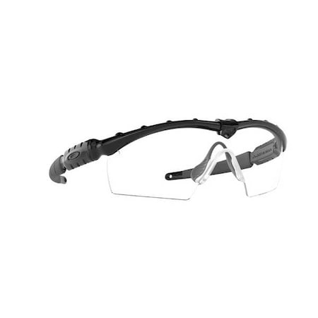 M Frame 2.0, Safety Glasses, Anti-Fog & Anti-Scratch, Clear Lens, Black Frame, Half-Frame MPN:11-139