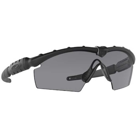 M Frame 2.0, Safety Glasses, Anti-Fog & Anti-Scratch, Gray Lens, Black Frame, Half-Frame MPN:11-140
