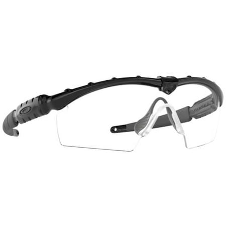 M Frame 2.0, Safety Glasses, Anti-Fog & Anti-Scratch, Clear Lens, Black Frame, Half-Frame MPN:11-186