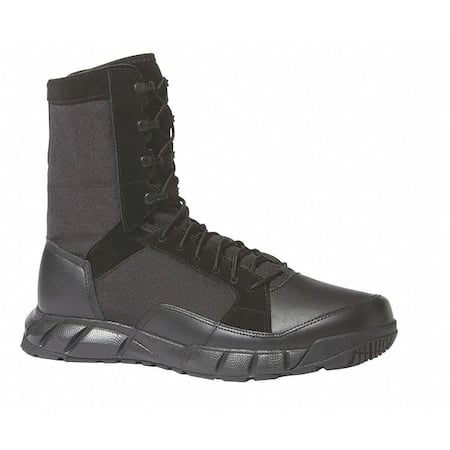 Men's Military/Tactical Boot, Plain Toe, 8 in Height, Black, 12.5 MPN:11190-02E-12.5