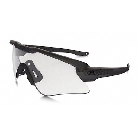 M Frame Alpha, Safety Glasses, Anti-Scratch, Black Lens, Black Frame, Half-Frame MPN:OO9296-05