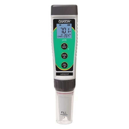 pH Meter, 1 1/2 in W, 7 in H, Digital MPN:3563416