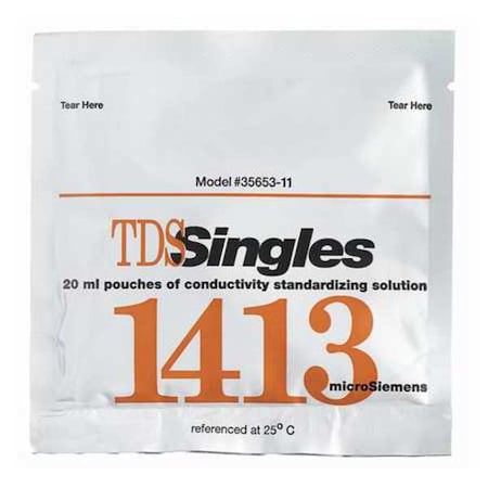 Cal Solution, EC, 1413 uS/cm, 20 ml, PK20 MPN:35653-11
