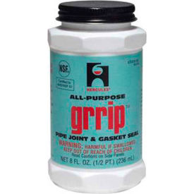 Hercules 15525 Grrip Industrial Black Thread Sealant 1 Qt. 15525 - Pkg Qty 12