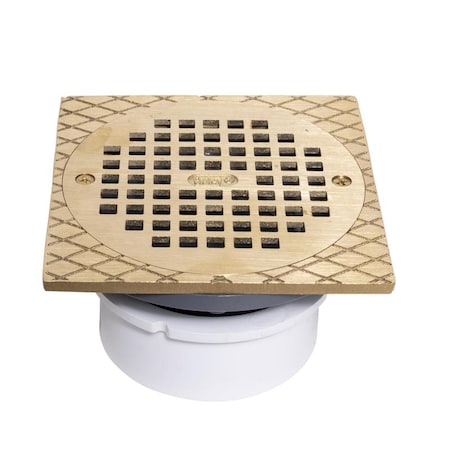 Conduit Fitting Grounding Hub, 4 in, Threaded, PVC, Plain MPN:72149