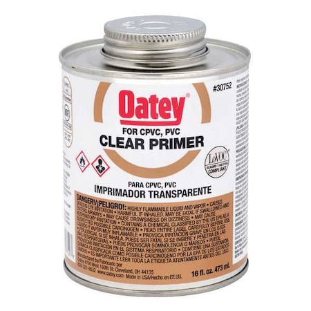 PVC Primer, Clear, 16 oz. MPN:30752