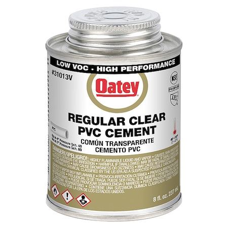 Cement, Brush-Top Can, 8 fl oz, Clear MPN:31013V