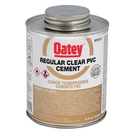 Cement, Low VOC, 16 oz., Clear MPN:31014