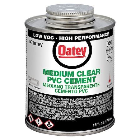 Cement, Brush-Top Can, 16 fl oz, Clear MPN:31019V