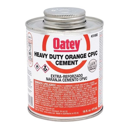 CPVC HD Cement, Orange, gal. MPN:31084