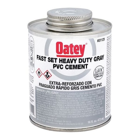 PVC HD Fast Set, Gray, gal. MPN:31123