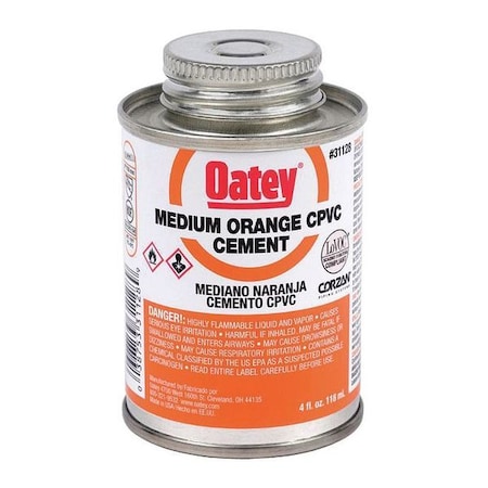 CPVC Cement, Orange, gal. MPN:31127