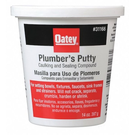 Plumber's Putty, 14 oz., Beige MPN:31166