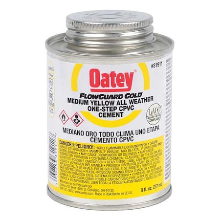 Cement, Low VOC, 8 oz., Yellow MPN:31911
