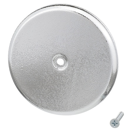 5 Dia, Plastic, Chrome, High Impact, Cover Plate MPN:34406