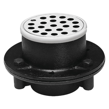 Shower Drain, Plastic, Cast iron, 2
