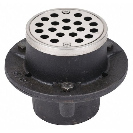 Plumb Drain, Plastic, Cast iron, 2