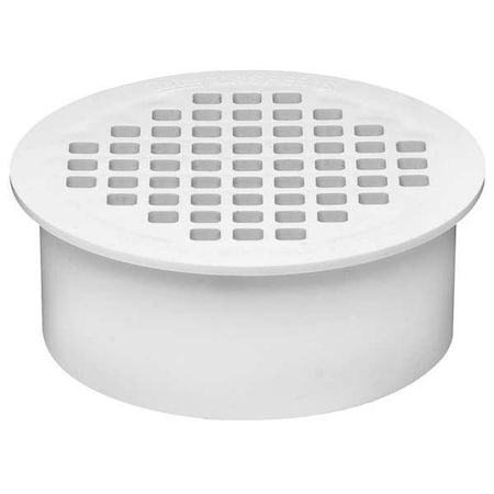 Snap-In Snap-In Drain, PVC, 4