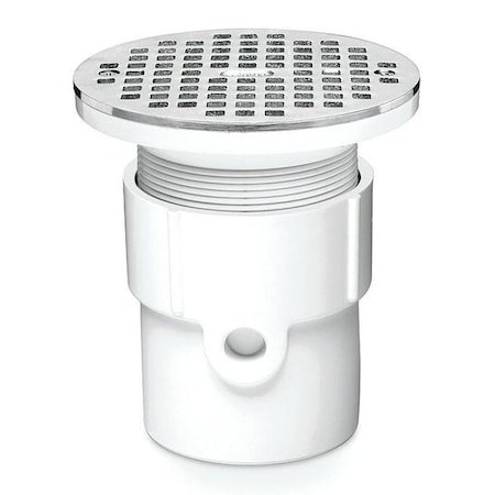 PVC Adjustable Drain Base, w/5
