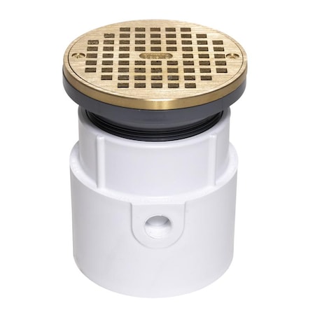 Round with ring Adj PVC Pipe Fit 4