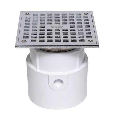 Square Adj PVC Pipefit 4