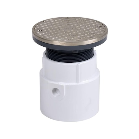 Barrel, Base: PVC, Strainer: Round with Ring, Cleanout MPN:74168