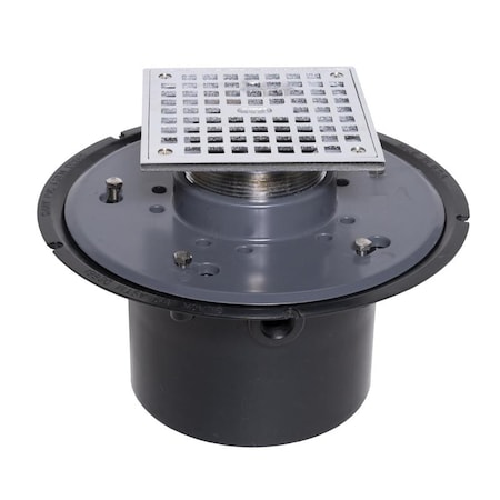 ABS Chr Sq Drain 6