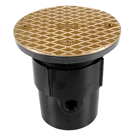 Barrel: PVC; Base: ABS, Strainer: Round, Cleanout MPN:84127