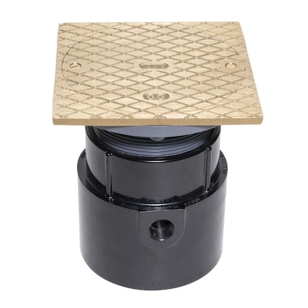 Barrel: PVC; Base: ABS, Strainer: Round with Square Ring, Cleanout MPN:84148