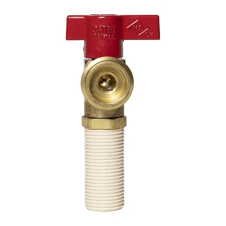 Washing Machine Valve, 3/4 in., CPVC, Red MPN:38965
