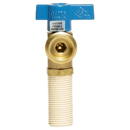 Washing Machine Valve, 3/4 in., CPVC, Blue MPN:38969