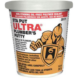 Hercules 25173 Sta-Put Ultra Plumber's Putty 3lbs. 25173 - Pkg Qty 12
