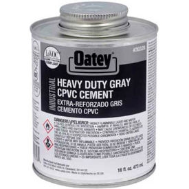 Oatey 30328 EP42 CPVC - PVC HD Gray Industrial Cement 16 oz. 30328 - Pkg Qty 24