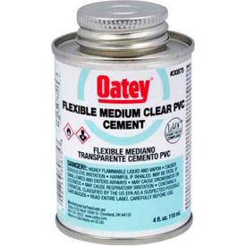 Oatey 30875 PVC Flexible Clear Cement 4 oz. 30875 - Pkg Qty 12
