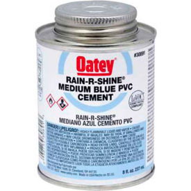 Oatey 30890 PVC Rain-R-Shine Blue Cement 4 oz. 30890 - Pkg Qty 24