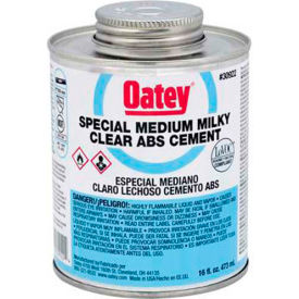Oatey 30923 ABS Special Milky Clear Cement 32 oz. 30923 - Pkg Qty 12