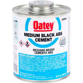 Oatey 30999 ABS Medium Black Cement 4 oz. 30999 - Pkg Qty 24