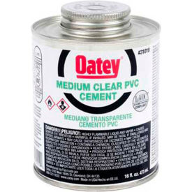 Oatey 31020 PVC Medium Clear Cement 32 oz. 31020 - Pkg Qty 12