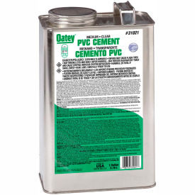 Oatey 31021 PVC Medium Clear Cement 1 Gallon 31021 - Pkg Qty 6